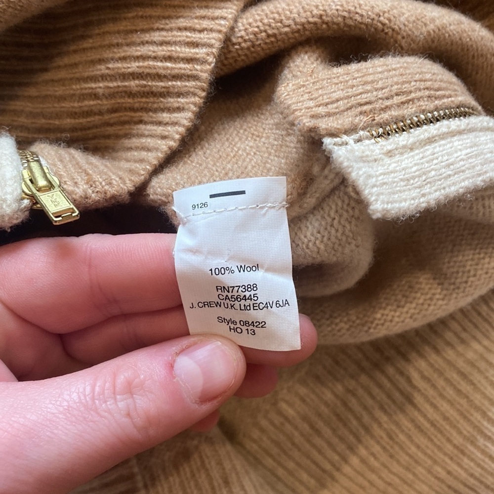 J. Crew 100% Wool sweater - Picture 8 of 8